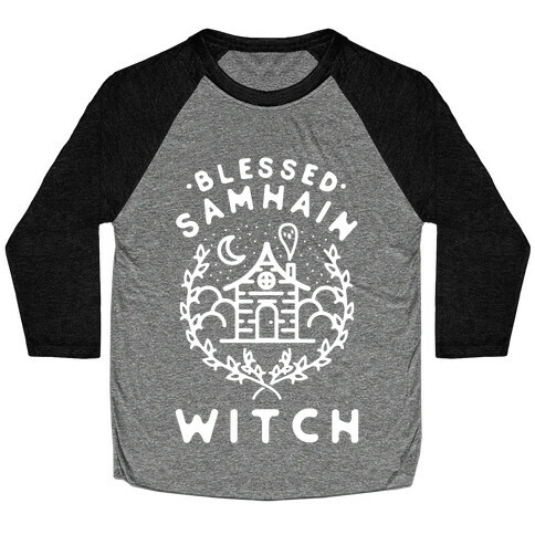 Blessed Samhain Witches Baseball Tee