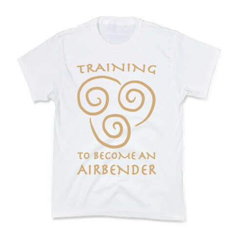Training to Become An Airbender Kids T-Shirt
