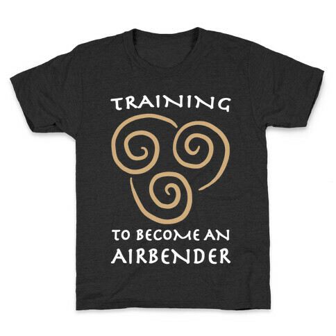 Training to Become An Airbender Kids T-Shirt