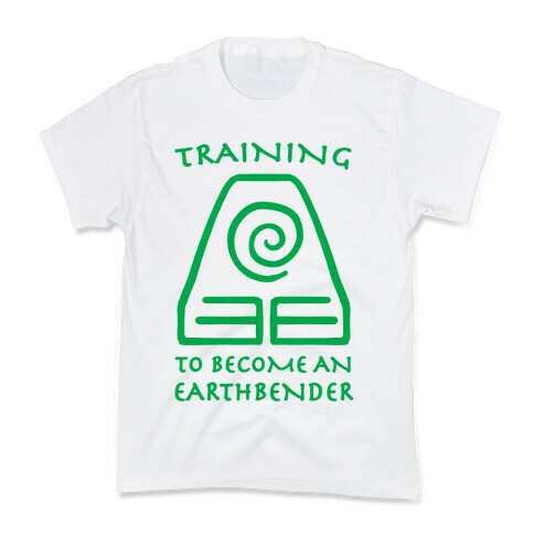Training to Become An Earthbender Kids T-Shirt