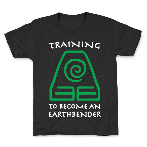 Training to Become An Earthbender Kids T-Shirt