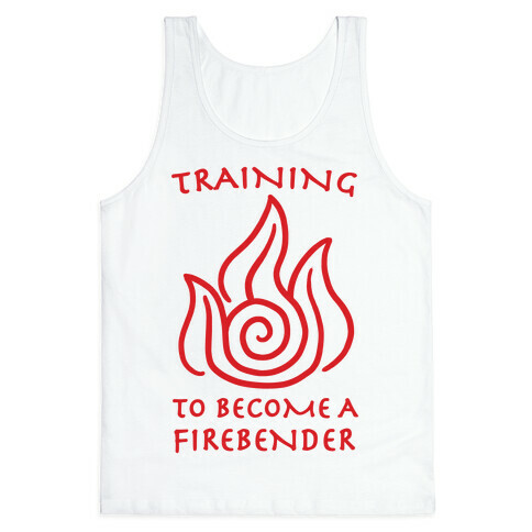 Training to Become A Firebender Tank Top