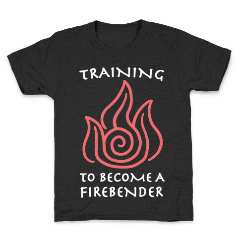 Training to Become A Firebender Kids T-Shirt