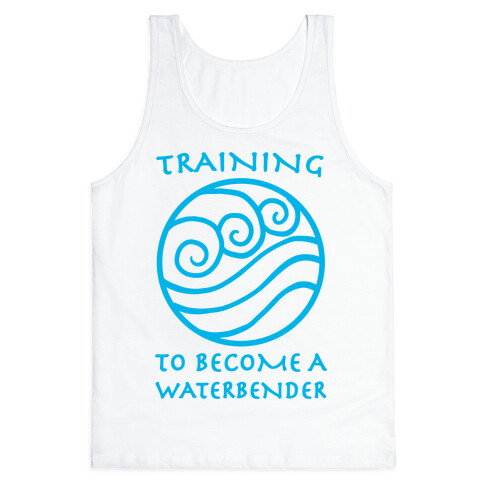 Training to Become A Waterbender Tank Top