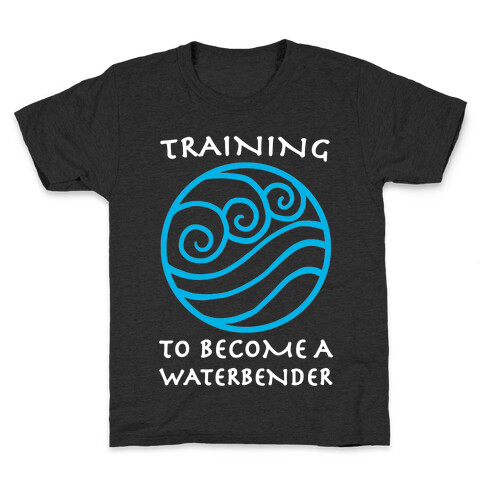 Training to Become A Waterbender Kids T-Shirt