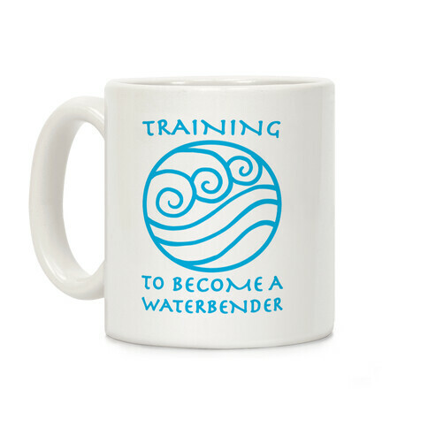 Training to Become A Waterbender Coffee Mug
