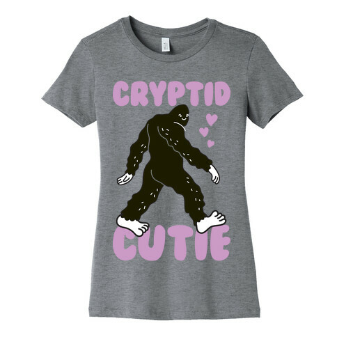 Cryptid Cutie Bigfoot Womens T-Shirt
