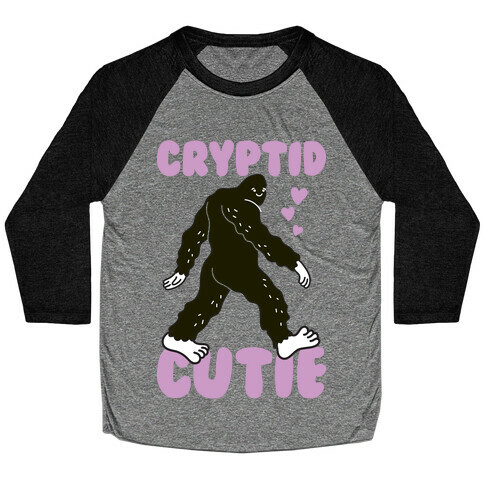 Cryptid Cutie Bigfoot Baseball Tee