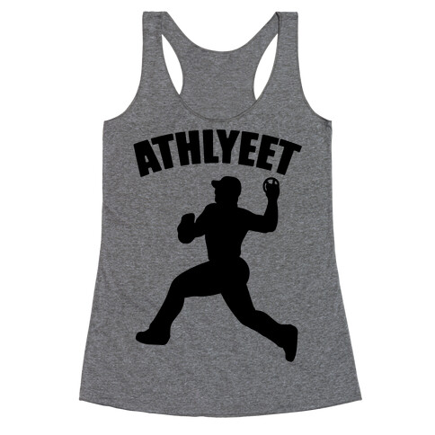 Athlyeet Baseball  Racerback Tank Top