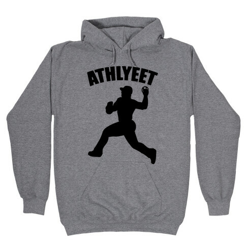 Athlyeet Baseball  Hooded Sweatshirt