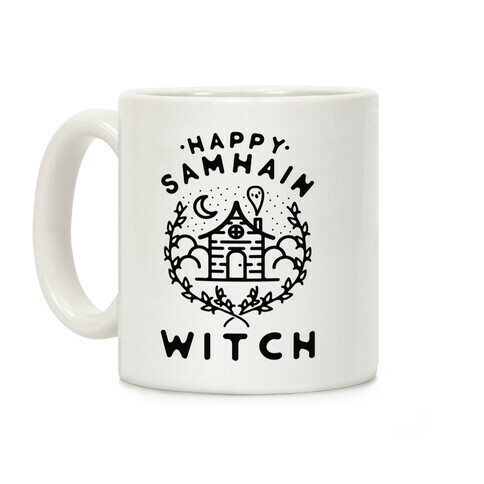 Happy Samhain Witch Coffee Mug