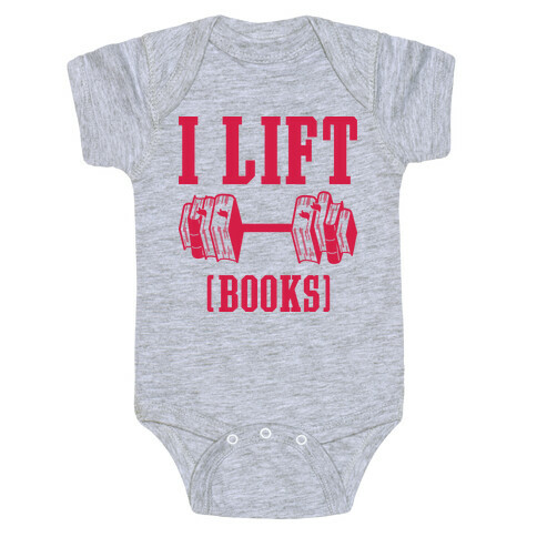 I Lift Books Baby One-Piece