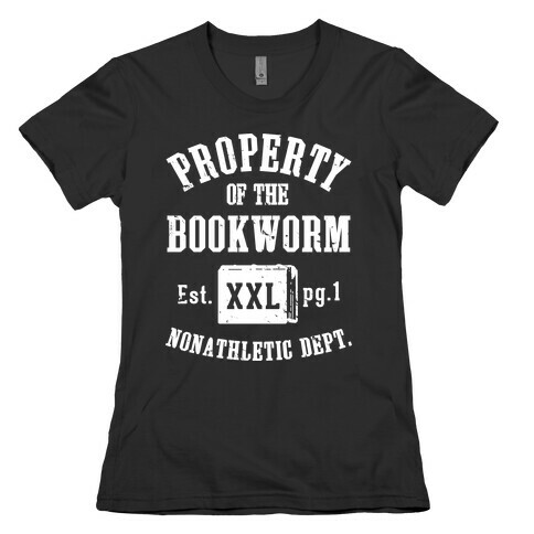 Bookworm Non Athletic Department Womens T-Shirt