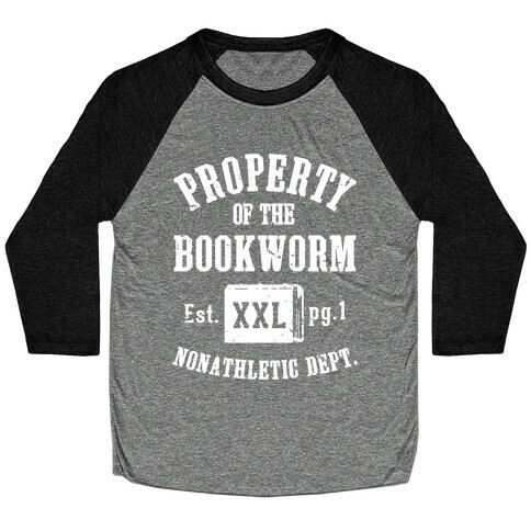 Bookworm Non Athletic Department Baseball Tee