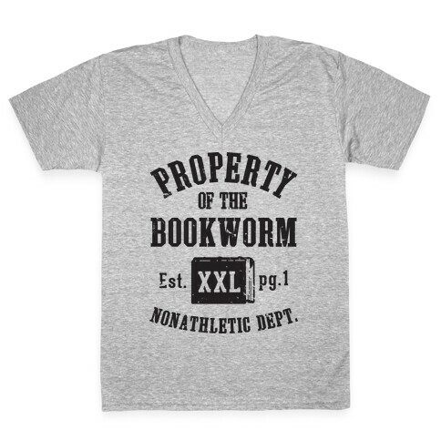 Bookworm Non Athletic Department V-Neck Tee Shirt