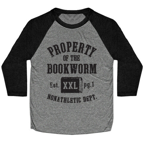 Bookworm Non Athletic Department Baseball Tee
