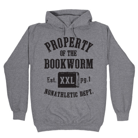 Bookworm Non Athletic Department Hooded Sweatshirt