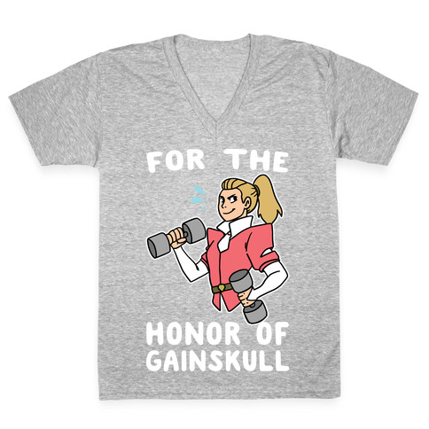 For the Honor of Gainskull V-Neck Tee Shirt