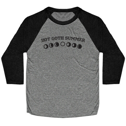 Hot Goth Summer Baseball Tee