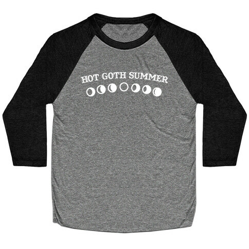 Hot Goth Summer Baseball Tee