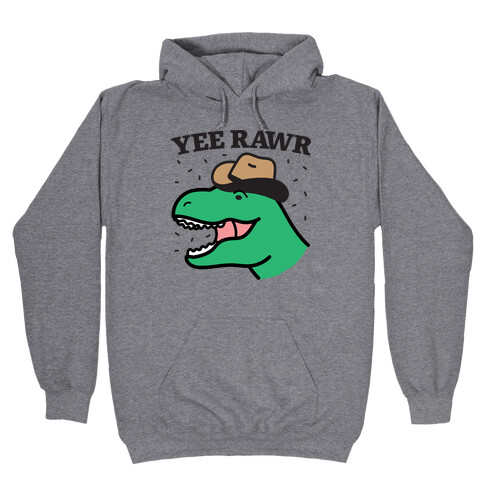 YEE RAWR Cowboy Dino Hooded Sweatshirt