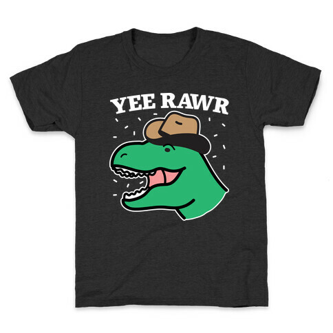 YEE RAWR Cowboy Dino Kids T-Shirt