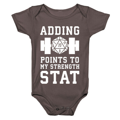 Adding Points to My Strength Stat Baby One-Piece