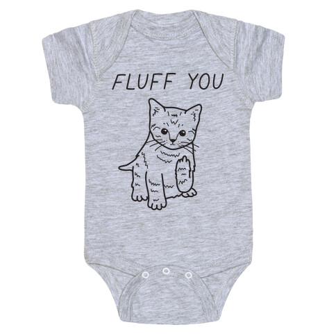 Fluff You Cat Baby One-Piece