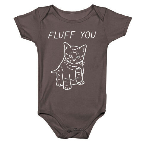 Fluff You Cat Baby One-Piece