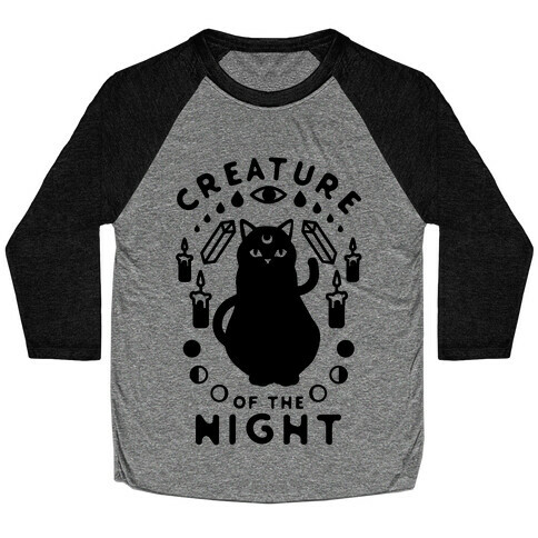 Creature of the Night Baseball Tee