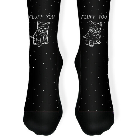 Fluff You Cat Sock