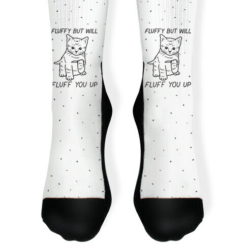 Fluffy But Will Fluff You Up Kitten Sock