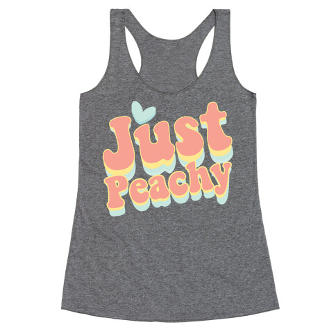 Just Peachy Racerback Tank Top