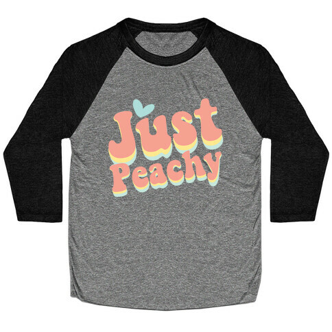 Just Peachy Baseball Tee