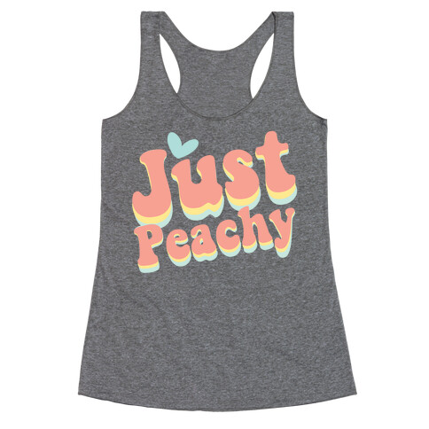 Just Peachy Racerback Tank Top