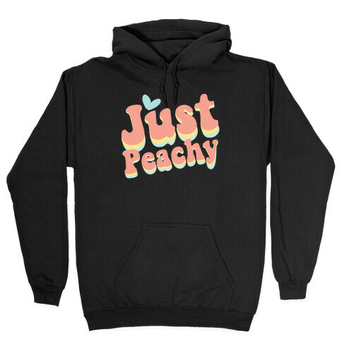Just Peachy Hooded Sweatshirt