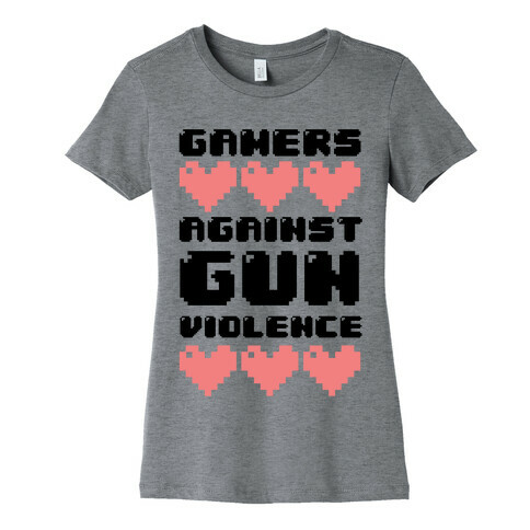 Gamers Against Gun Violence Womens T-Shirt