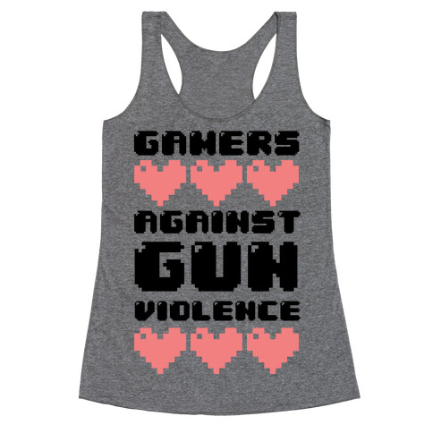 Gamers Against Gun Violence Racerback Tank Top