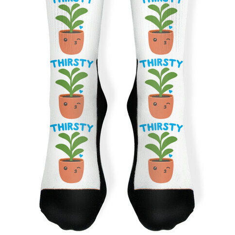 Thirsty Plant Sock