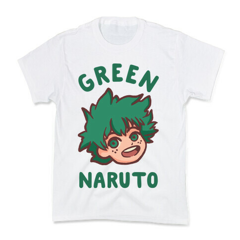 Green Naruto  Kids T-Shirt