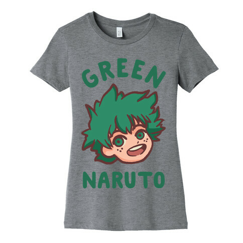 Green Naruto  Womens T-Shirt