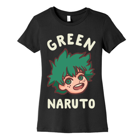 Green Naruto  Womens T-Shirt