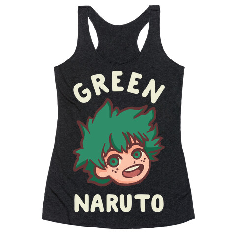 Green Naruto  Racerback Tank Top