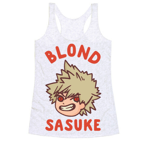 Blond Sasuke Racerback Tank Top