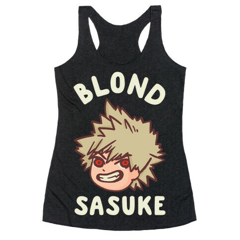 Blond Sasuke Racerback Tank Top