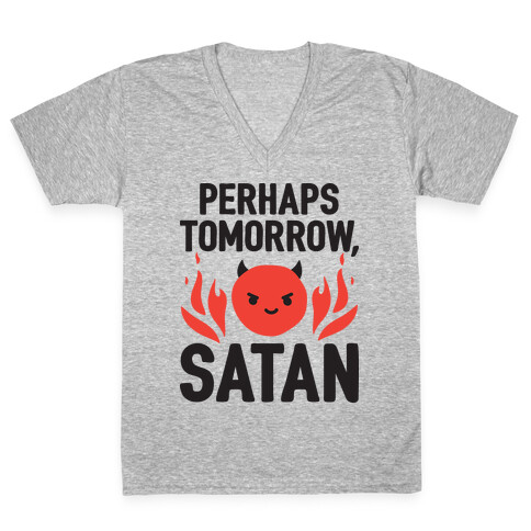 Perhaps Tomorrow, Satan V-Neck Tee Shirt