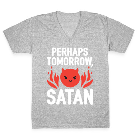 Perhaps Tomorrow, Satan V-Neck Tee Shirt