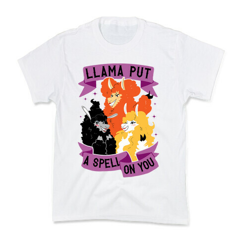 Llama Put A Spell On You Kids T-Shirt