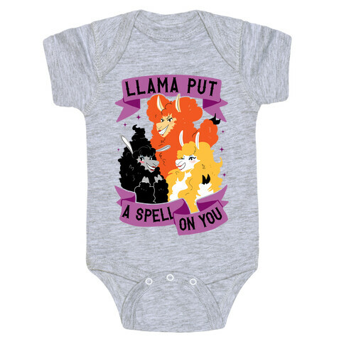 Llama Put A Spell On You Baby One-Piece