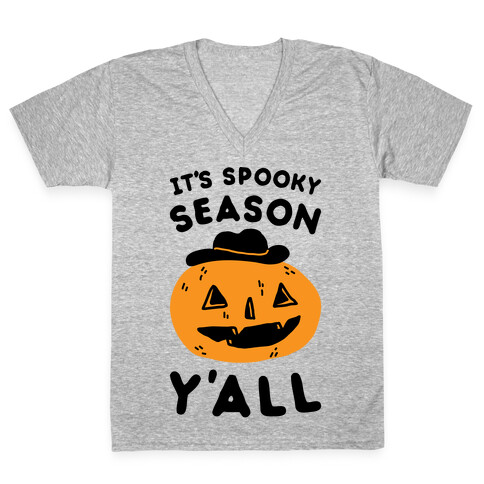 It's Spooky Season Y'all V-Neck Tee Shirt